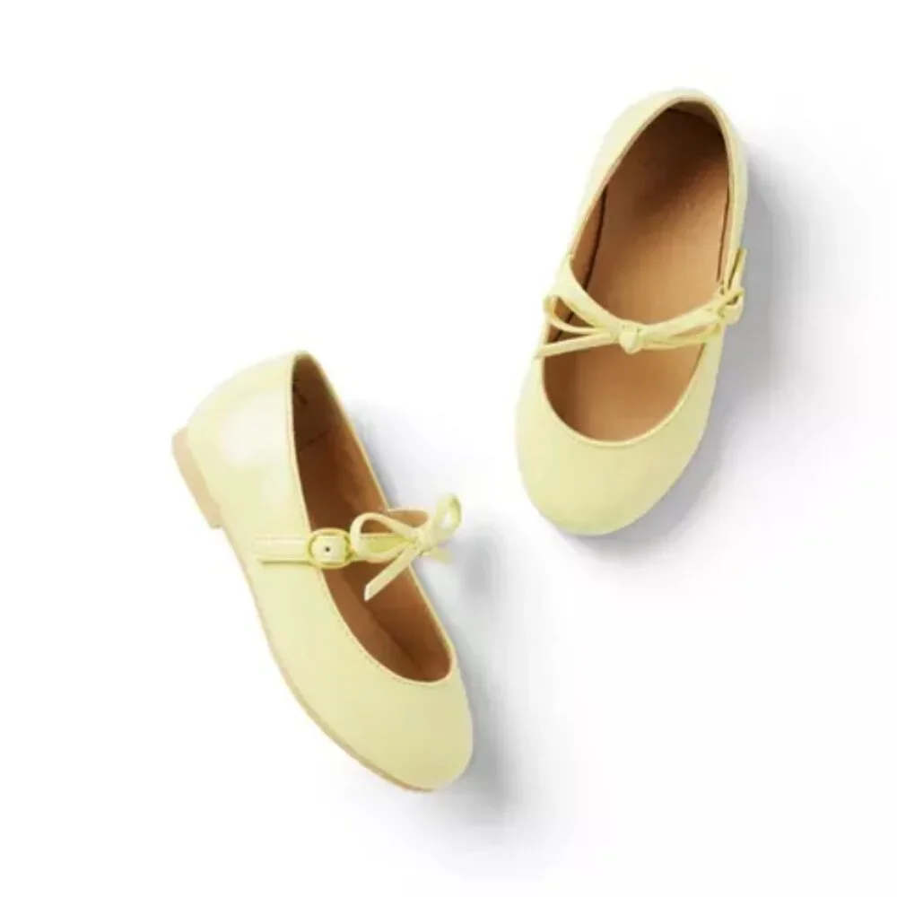 ✨🌼✨ Janie and Jack Girls Patent Bow Ballet Flats | NEW ✨🌼✨‎